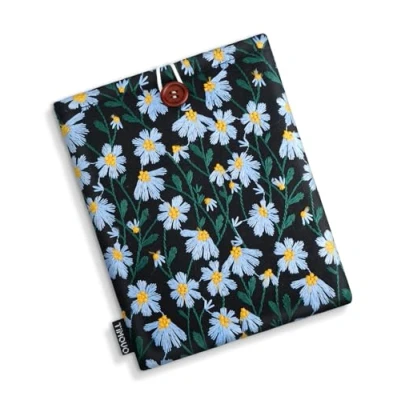 Immagine di TiMOVO Custodia per 7&quot; Kindle Paperwhite E Colorsoft Signature Edition (Uscita 2024), Protettiva 6 7 Pollici Reader, Nero&amp;Margherita Blu