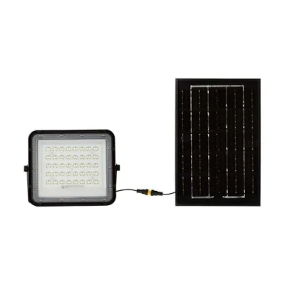 Immagine di V TAC VT 40W 7821 Faro a LED, Modulo solare 6 W Bianco freddo Nero