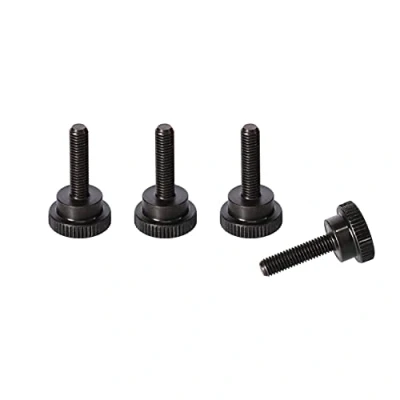 Immagine di PrecisionGeek Viti zigrinate/vite a spalla M8 x 19mm Acciaio Anerito 4 pz