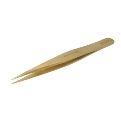 Immagine di Horotec MSA12.303 Pinzette di precisione per orologeria in ottone, ottima finitura, made Svizzera, diverse misure a scelta (12.303 AM)