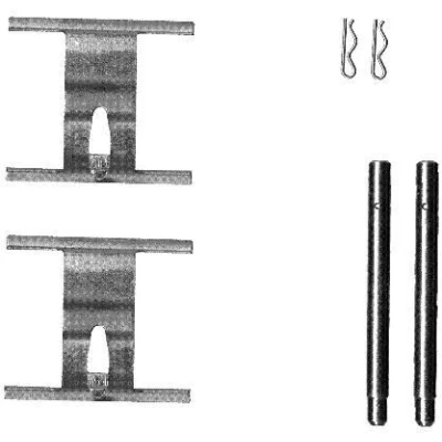 Immagine di TEXTAR 82076600 Kit accessori, Pastiglia freno PORSCHE: Cayman, Cayenne, AUDI: Q7, VOLKSWAGEN: Touareg I