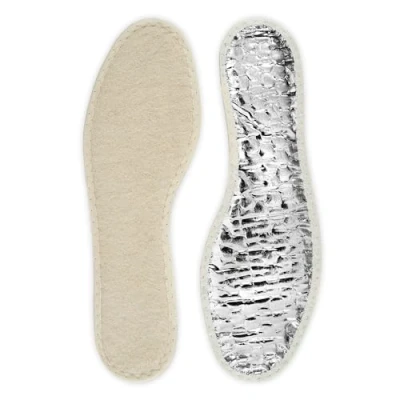 Immagine di Bama Suolette per Scarpe Alutherm Airtech Suole Interne Calde Calzature con Isolamento a Camera d&#039;Aria e Alluminio Contro il Freddo Inserti Sicuri 1 Paio 44/45EUR