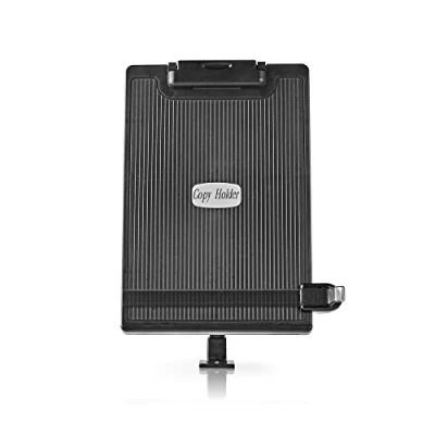 Immagine di NEDIS Portadocumenti ergonomico Completamente mobile Supporto da tavolo Nero Grigio/Nero, ERGOCH300BK