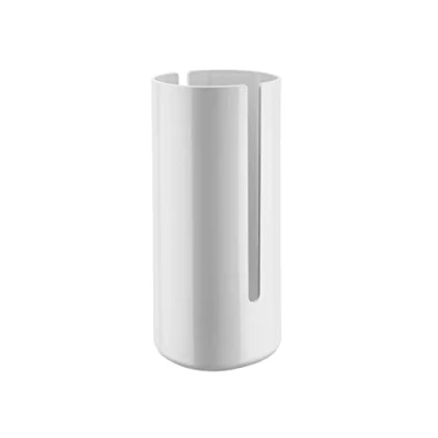 Immagine di Alessi Birillo PL18 W Contenitore di Design per Rotoli Carta Igienica in PMMA, Bianco