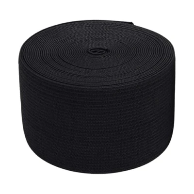 Immagine di Gummiband Elastico in gomma, 5 m, larghezza 30 mm, colore: nero o bianco