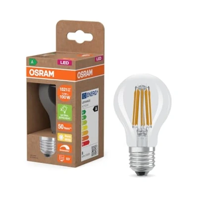 Immagine di OSRAM HOMELIGHTING 4099854478215 LED (monocolore) ERP A (A G) E27 7.2 W Bianco caldo (Ø x A) 60.00 mm 1 pz.