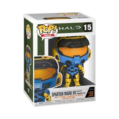 Immagine di Funko Pop! Games: HaloInfinite SpartanMark VIIVII with VK78GmeAddOn Figura in Vinile da Collezione Include Una Custodia Protettiva Plastica Premium Idea Regalo Merchandising Ufficiale