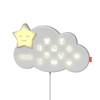 Immagine di Fisher Price Lumalou Routine della Nanna 3 in 1 con Suoni, Luci e Playlist Musicale, Assistente Interattivo per Il Sonno, Giocattolo Neonati 0+ Mesi, GWM53