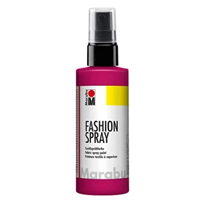 Immagine di Marabu Vernice per Stoffa con erogatore Spray, 100 ml, Color Lampone