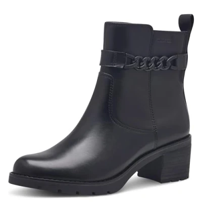 Immagine di Tamaris Stivaletti da Donna Eleganti con Easystretch e Duo Tex, Nappa Nera, 39 EU
