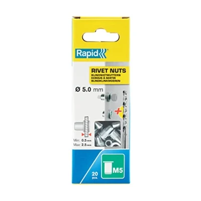 Immagine di Rapid 5000672 Inserti filettati M5, Acciaio