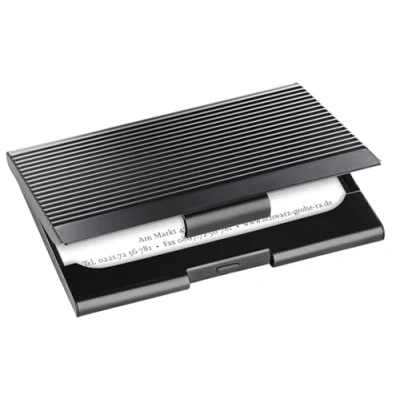 Immagine di SIGEL VZ134 Custodia per biglietti da visita matt black, 1 pz