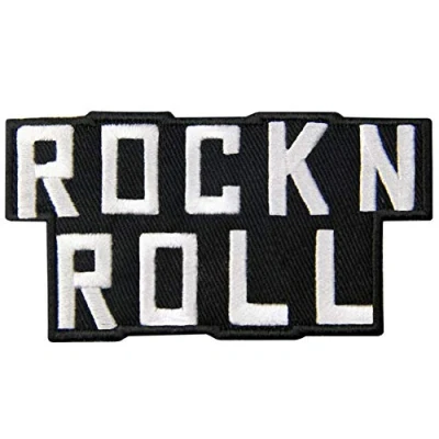 Immagine di Toppa ricamata da applicare con ferro stiro o cucitura, tema: Rock and roll