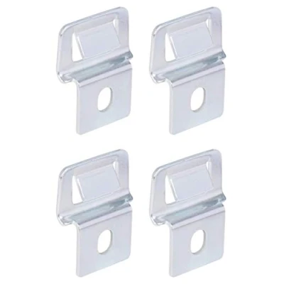 Immagine di Alberts 678036 GAH Clip di Fissaggio per recinzioni a Doppia Asta, Acciaio Inox