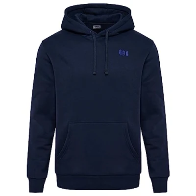 Immagine di hummel hmlFELPA Court in Cotone, Felpa con Cappuccio Uomo, Marino, S