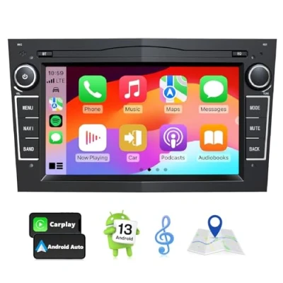 Immagine di Eonon Android 13 per Opel Vectra Zafira Schermo da 7 pollici con Senza fili CarPlay e Auto GPS WiFi/Bluetooth/USB [2+32 GB] Supporto telecamera di retromarcia SWC DAB+ OPA13