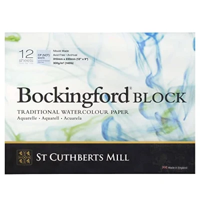 Immagine di Bockingford Wc Block 140Lb Cp 9X12 White by