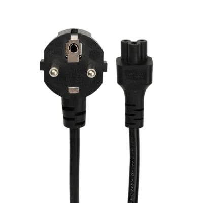 Immagine di HangTon cavo di alimentazione Euro Schuko spina CEE7/7 su IEC320 C5 Mickey Mouse per computer portatile AC adattatore 250 V 2,5 A 1 m