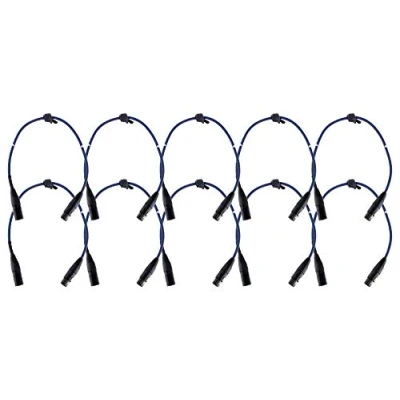 Immagine di Pronomic Stage DMX3 0,5 cavo DMX 0.5m SET 10 pezzi