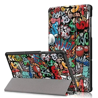 Immagine di XITODA Cover per Lenovo Tab M10 HD (2nd Gen) TB X306F/TB X306X,PU Pelle Flip con Funzione Stand Custodia 2nd Gen 10,1 Pollici Modello 2020 Tablet,Graffiti