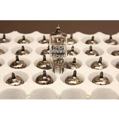 Immagine di ECF 80 = 6 BL 8 Valvola termoionica Triodo pentodo 100 V, 170 V 14 mA, 10 mA Numero Poli (num): 9 Attacco: Noval Contenuto 1 pz.