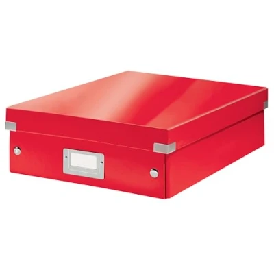 Immagine di Leitz WOW 60580026 Scatola organizer per oggetti, misura media, colore: rosso