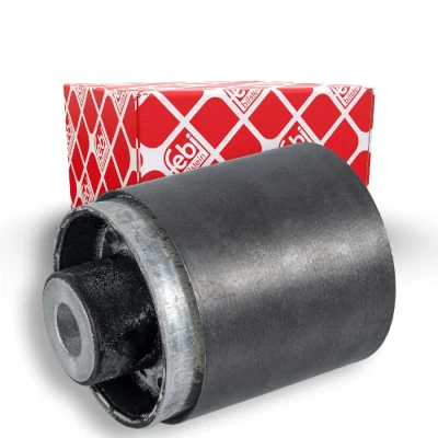 Immagine di FEBI BILSTEIN 171115 Silent Block con bussola montaggio Assale posteriore Sx, inferiore, interno, posteriore, Dx 70 Gomma intagliato