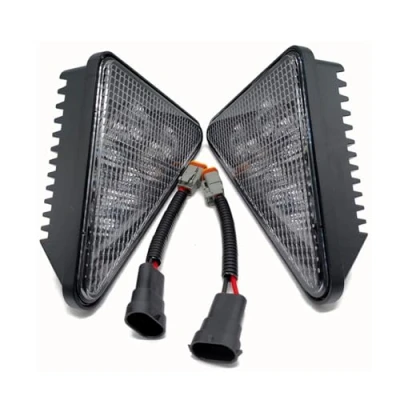 Immagine di Hooma Fari Led 12V per Bulldozer 5500K Faro 30W Sostituire Numero di Parte 7259523, 7259524, 6718042, 6718043 Compatibile con Bobcat 751 753 763 773 864 873 883 (2 Pezzi)