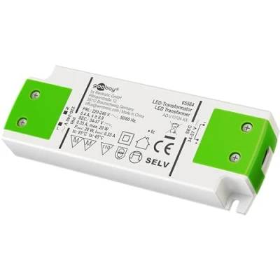 Immagine di Goobay, Accessori per illuminazione, Trasformatore LED a corrente costante, 20 W