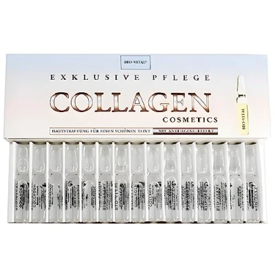 Immagine di Colllagen, 15 fiale per la cura del collagene, il viso, collo, décolleté, della pelle, anti invecchiamento, rughe, x 2 ml