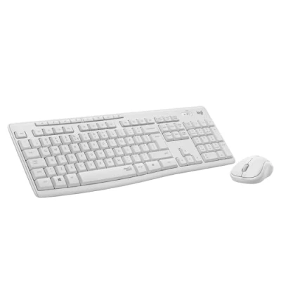 Immagine di Logitech MK295 Kit Mouse e Tastiera Wireless, Layout ‎Americano QWERTY, Bianco