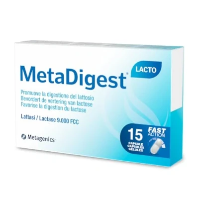 Immagine di MetaDigest Lacto Migliora la Digestione del Lattosio 15 Capsule
