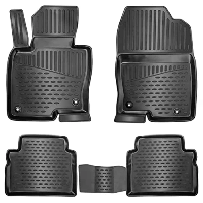 Immagine di Set di tappetini in gomma 3D per Mazda 6 dal 2012 bordo extra alto 5 cm