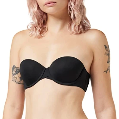 Immagine di Calvin Klein LGHT LINED STRAPLESS 000QF5748E, Donna, Nero (Black), 36B