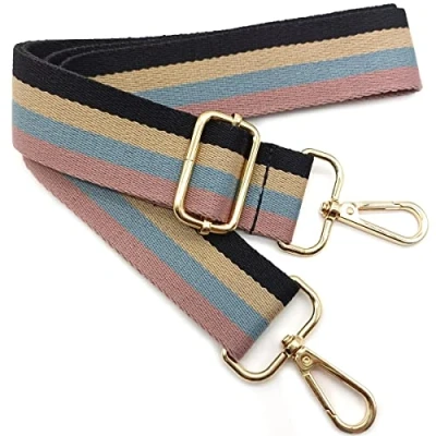 Immagine di Tracolla per Borse Donna Colorato Cinghia Della Borsa Larga Viola, Regolabile con Gold Moschettone, Durevole Crossbody Borsa, Borsetta, Chitarra DIY Spalla Accessori Ragazze, 003