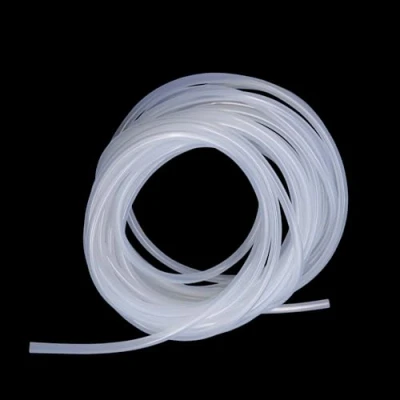 Immagine di iMeistek tubo in silicone, diametro interno 5 mm x esterno 8 mm, 6 metri, flessibile per uso alimentare, silicone trasparente acqua e aria