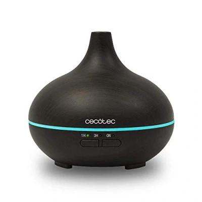 Immagine di Cecotec Pure Aroma 150 Yin Umidificatore ad ultrasuoni e diffusore di aromi ml, timer 3 ore, 7 colori LED, funzione aromaterapia, ultra silenzioso