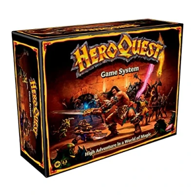 Immagine di Hasbro Gaming HeroQuest, gioco da tavolo Avalon Hill, con miniature, dungeon crawler stile fantasy, per età dai 14 anni in su, numero di giocatori: 2 a 5