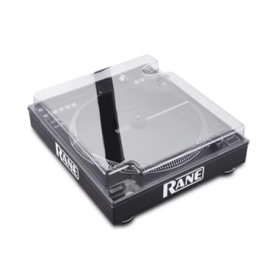 Immagine di DeckSaver Cover per Rane Twelve MK2 Coperchio protettivo in policarbonato super resistente colore fumé trasparente, prodotta nel Regno Unito, la scelta dei DJ una protezione imbattibile