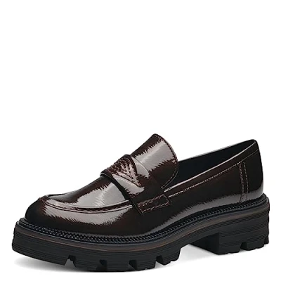 Immagine di MARCO TOZZI Mocassini Donna con Zeppa Classici, Mocca Patent, 38 EU