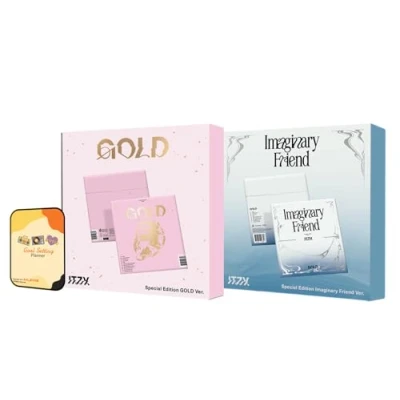 Immagine di ITZY GOLD SPECIAL EDITION Album [Gold + Imaginary Friend (2 ver.) Full Set]+Pre Order Benefits+BolsVos Exclusive K POP Inspired Digital Merches