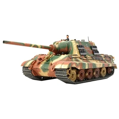 Immagine di TAMIYA Jagdtiger Carri Armati Hobby Modello Aereo Kit, Colore Giallo, Medio, 32569