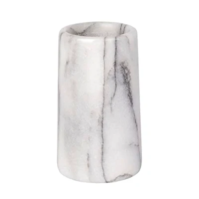 Immagine di Wenko Bicchiere portaspazzolini Onyx Marmo Bianco