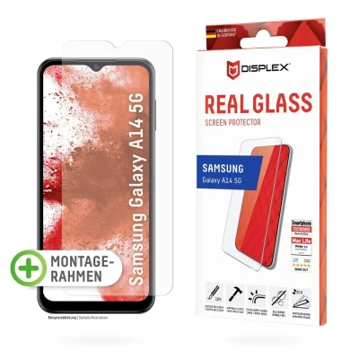 Immagine di DISPLEX Real Glass Vetro di protezione per display Samsung Galaxy A14, A14 5G 1 pz. antigraffio, Anti impronta 01800