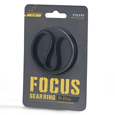 Immagine di Tilta Anello di messa a fuoco senza cuciture per obiettivo da 85 87 mm Mini Follow Focus Nucleus Nano DSLR 0.8 Mod Standard Gear Accessori obiettivi TA FGR 8587