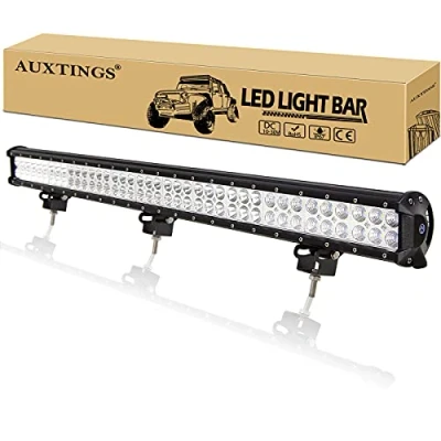 Immagine di AUXTINGS Barra luminosa antinebbia o caso di diluvio 92 cm 234W a LED funziona quando la macchina è in corsa, per fuoristrada, SUV veicoli 4x4