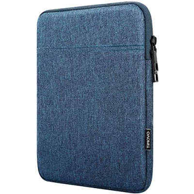Immagine di TiMOVO 8 9 Inch Custodia per Tablet Sleeve iPad Mini 7 (A17 Pro, 2024), 6 (8.3 Inch, 2021), 5/4/3/2/1, Borsa Protettiva Portatile con Tasche Mini, Blu