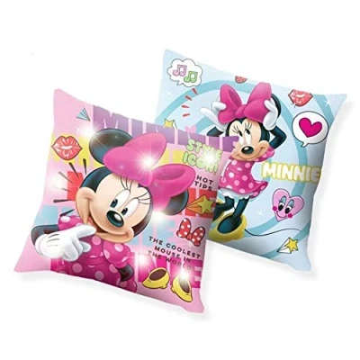 Immagine di Disney LED Minnie Mouse Riferimento KD Cuscini Tessili per la casa Unisex Adulto, Multicolore (Multicolore), 1 unità (Confezione da 1)