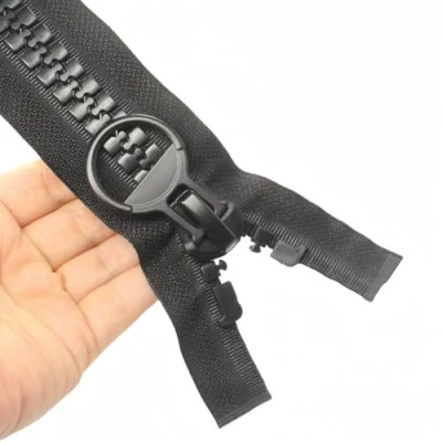 Immagine di YaHoGa # 20 cerniere giganti in plastica super large da 80 cm, per cucire, cappotti, giacche, piumini, resistenti, grandi resina Vislon (78,9 cm)