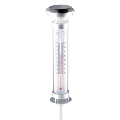 Immagine di Edco, termometro a energia solare, color argento, 871125289640